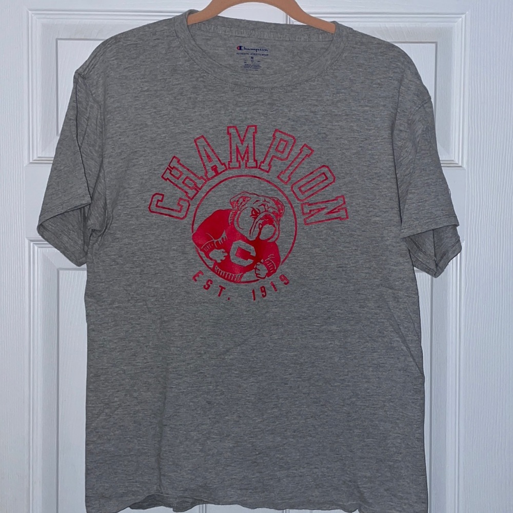 Men’s Gray Champion tshirt